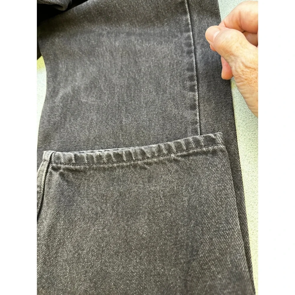 Vintage Levis 505 Orange Tab Jeans Mens 38x30 Faded Black Straight Leg Denim